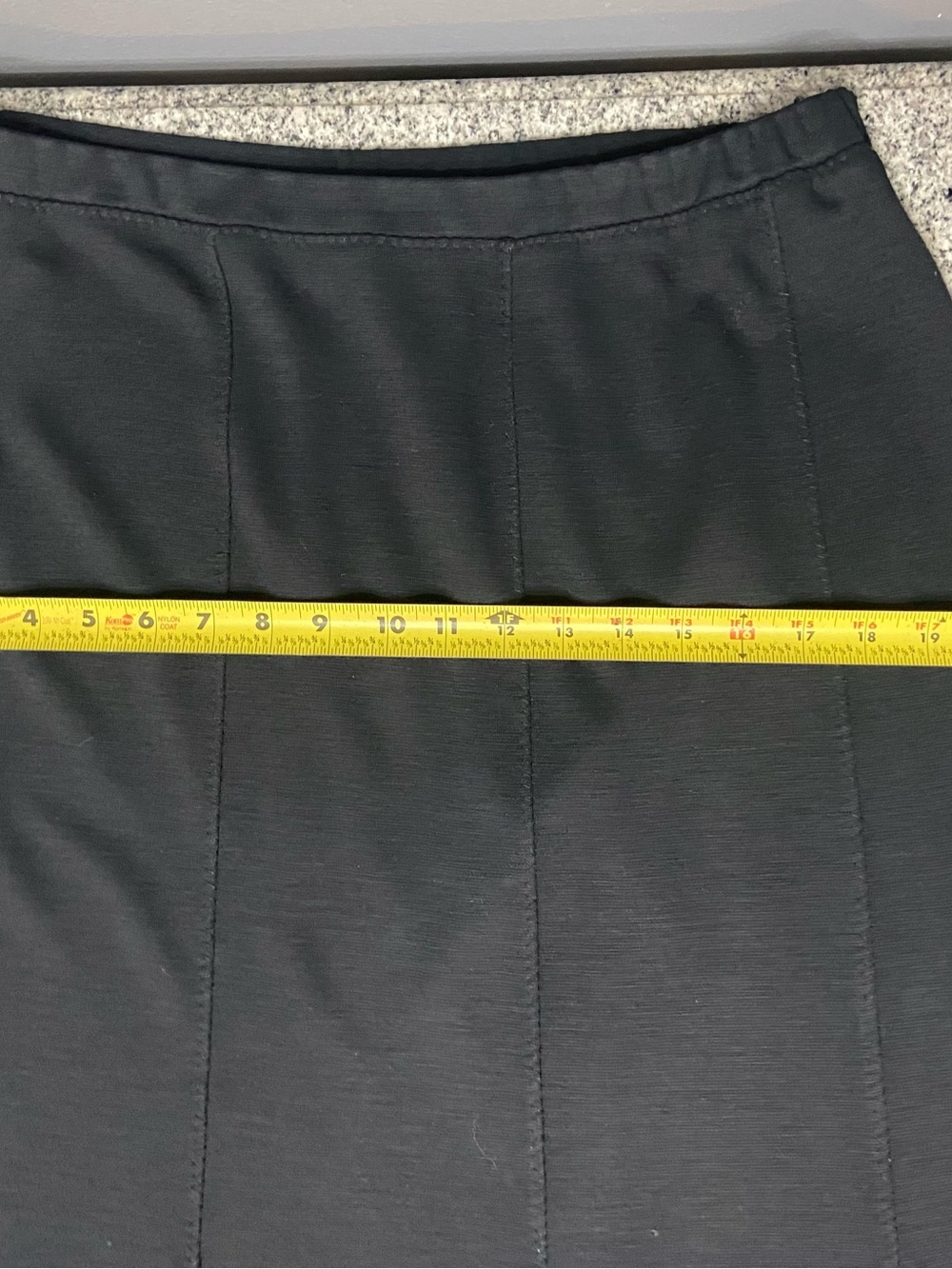 EILEEN FISHER Womens Long Black Trumpet Skirt Italian Wool Blend Flare Maxi L - Picture 12 of 15